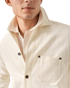 ETON - White Heavy Denim Overshirt 10001077101