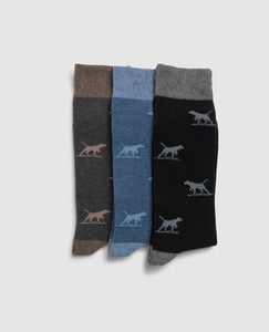 RODD & GUNN - Dogs-A-Plenty 3 Pack Socks ZS1137