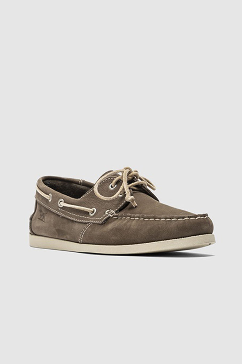 RODD & GUNN Viaduct Boat Shoe in CHARCOAL ZX0538 Harveys Menswear