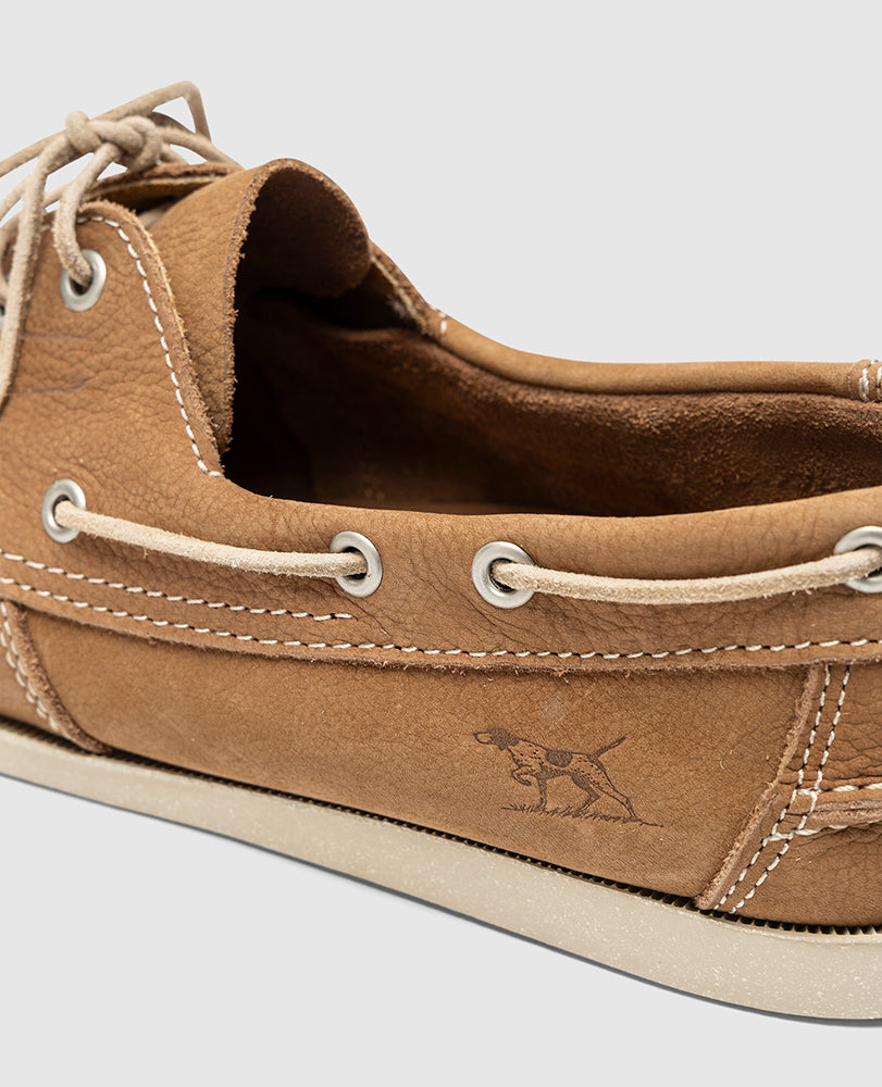 RODD & GUNN Viaduct Boat Shoe in TAN ZX0538 Harveys Menswear