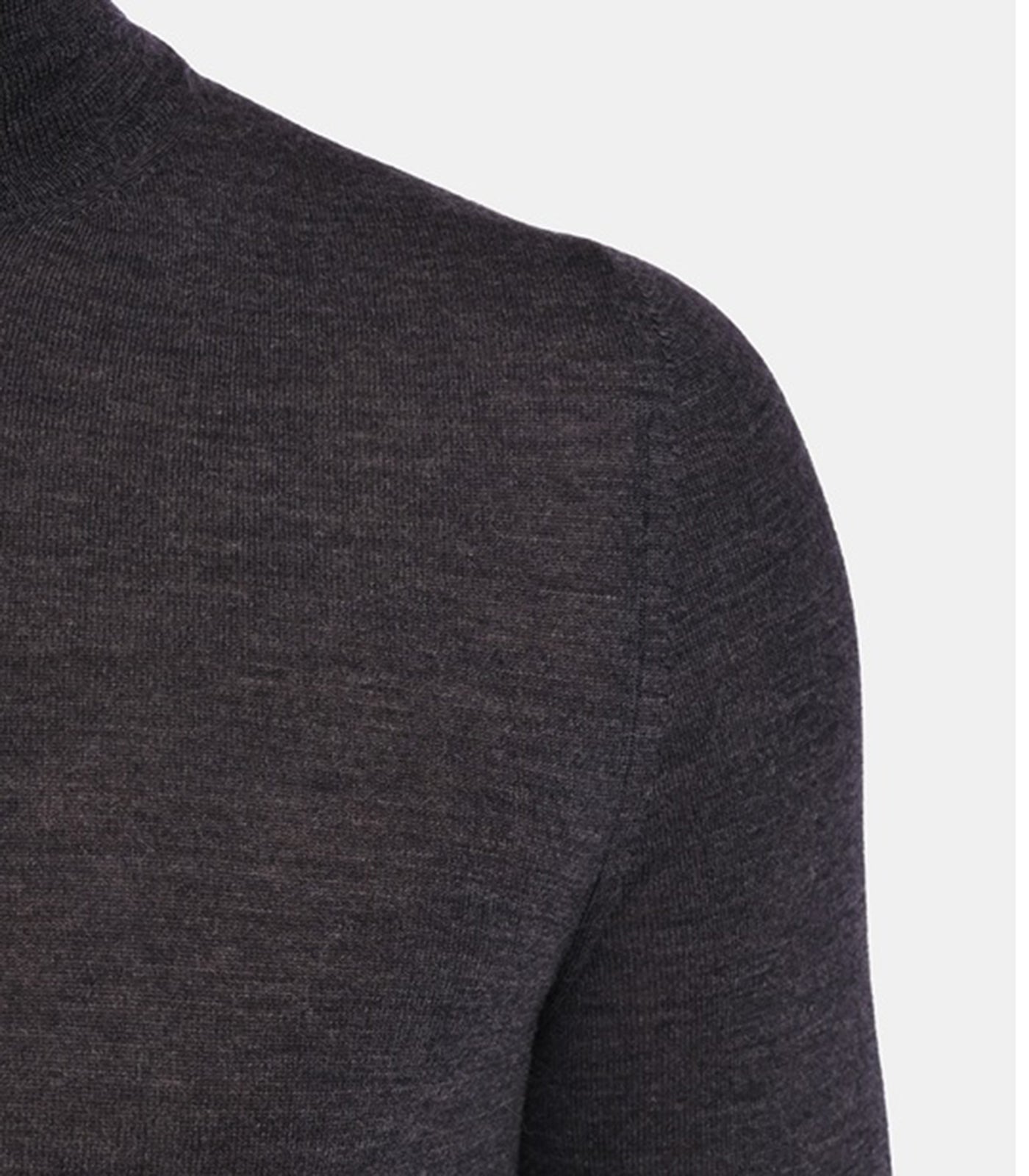 CANALI - Wool Mock Neck Knitwear In Charcoal Grey C0002 MK01149 112
