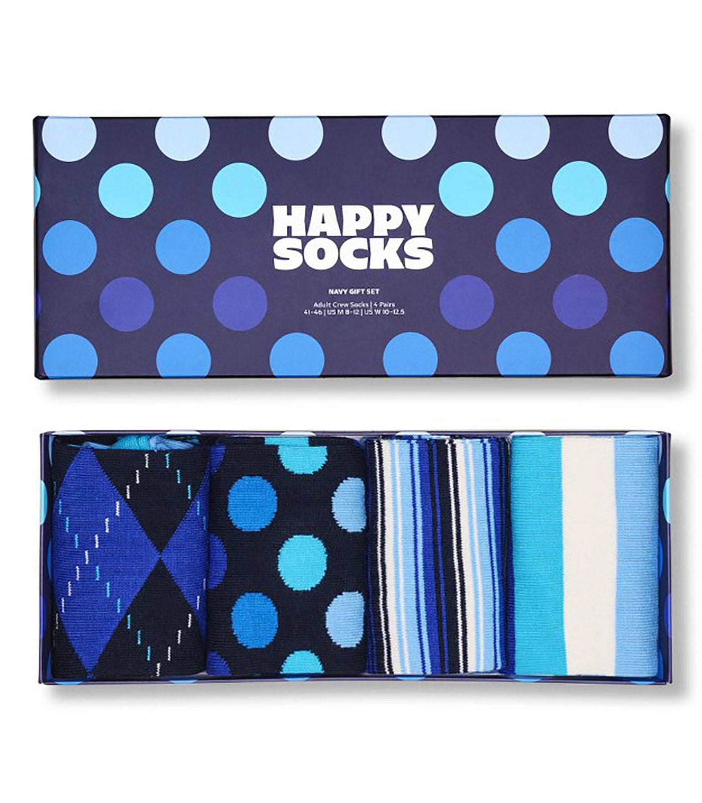 HAPPY SOCKS - 4 Pack Navy Socks Gift Set - P003447