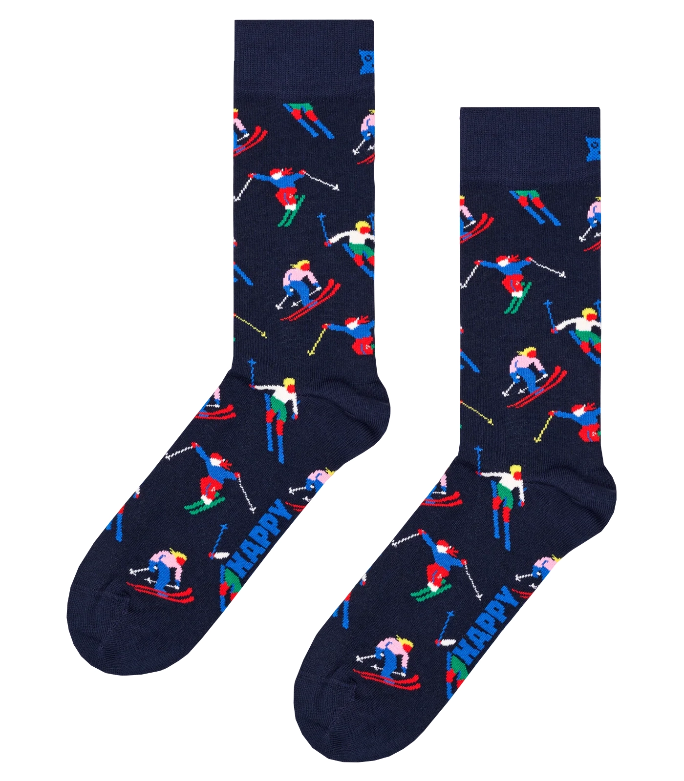 HAPPY SOCKS - Skiing Socks in Navy - P000844
