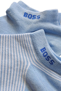 BOSS - 2-Pack Of Ankle Length Socks in Light Pastel Blue 50515079 451