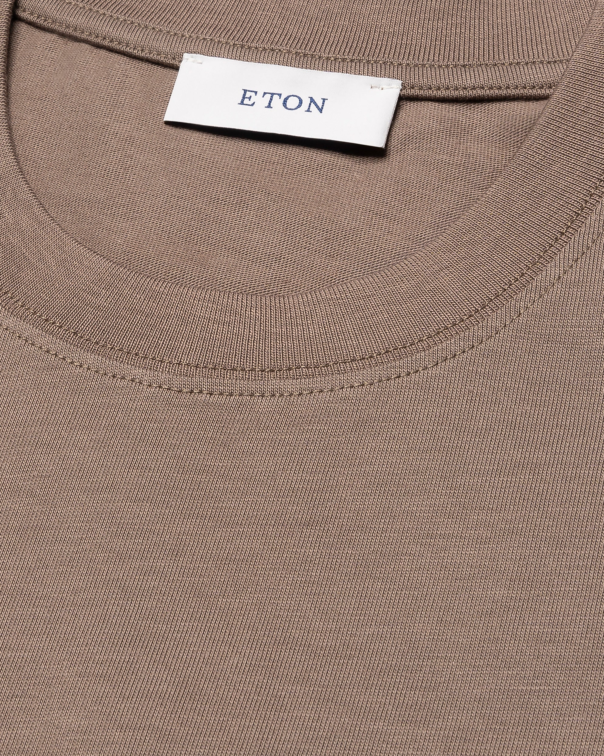 ETON - Mocha Brown Supima Cotton T-Shirt 10001035735