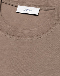 ETON - Mocha Brown Supima Cotton T-Shirt 10001035735
