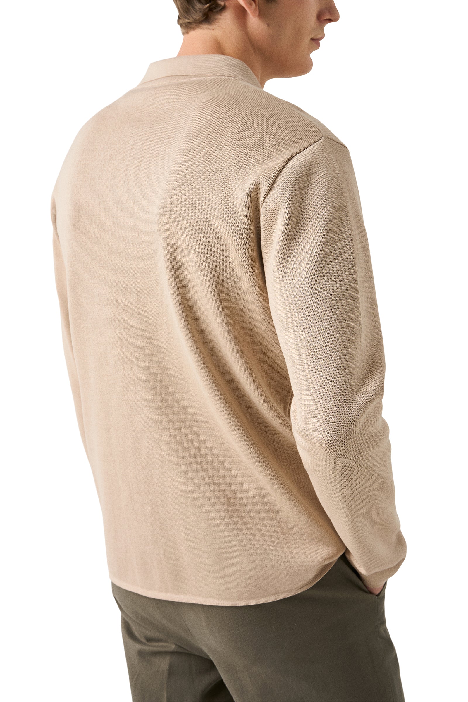 ETON - Milano Knit Jacket in Beige/ Off White 10001294802