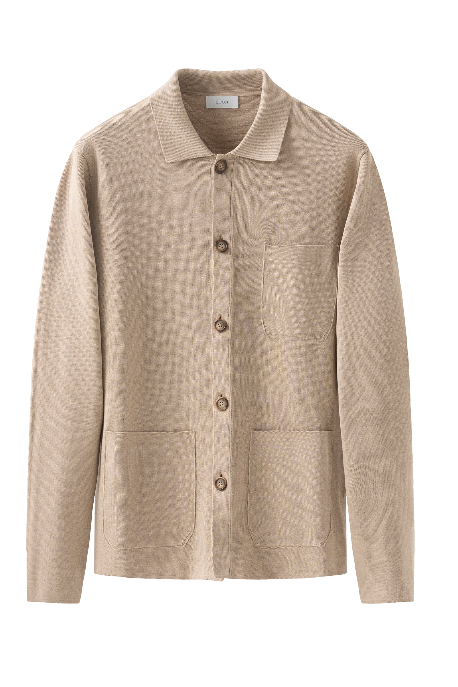 ETON - Milano Knit Jacket in Beige/ Off White 10001294802