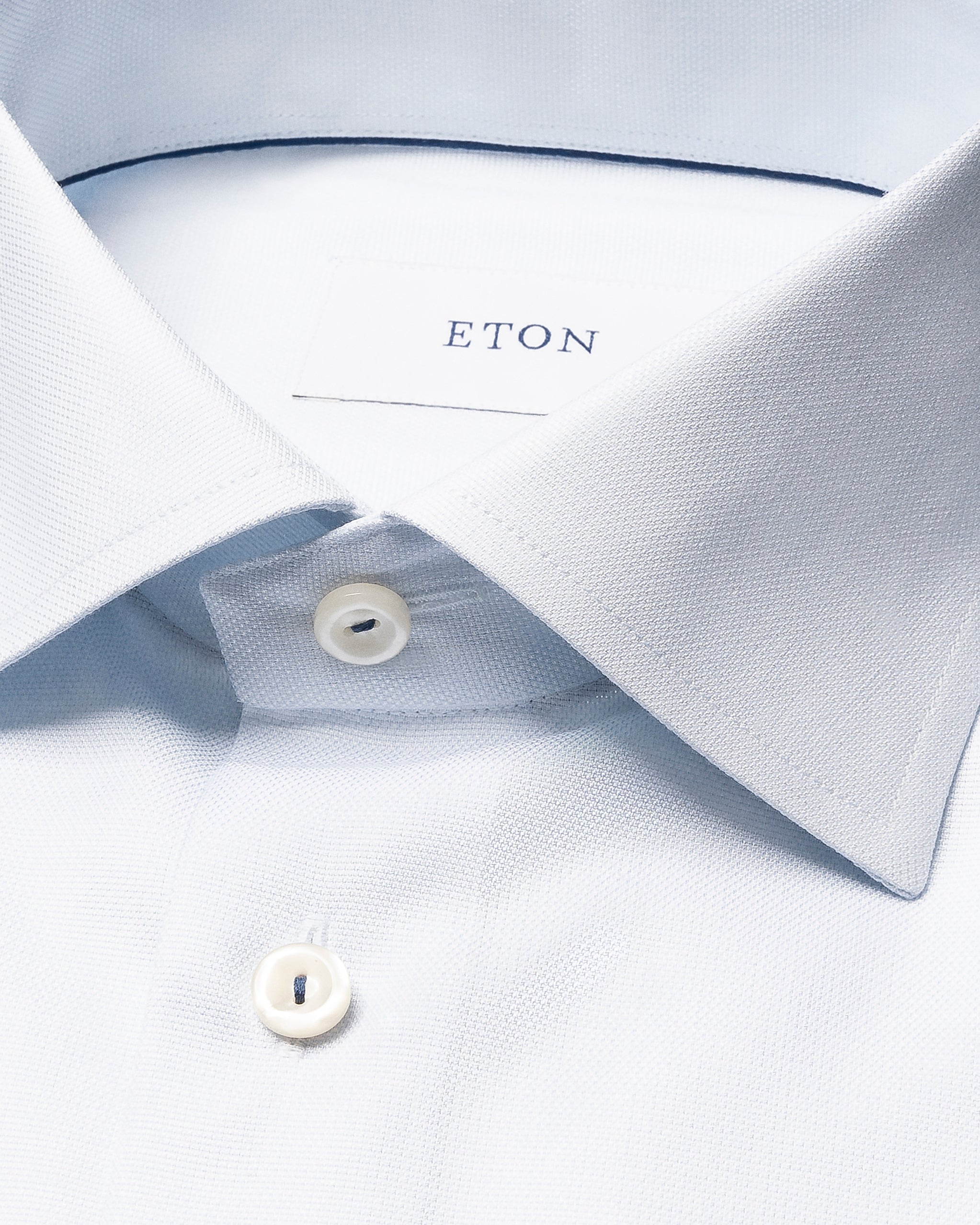 ETON - SLIM FIT Cotton & TENCEL™ Lyocell Shirt In Light Blue 10001347420