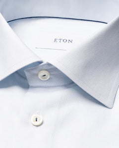 ETON - SLIM FIT Cotton & TENCEL™ Lyocell Shirt In Light Blue 10001347420