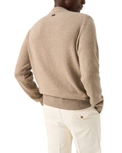 ETON - CASHMERE Knit Crew Neck Sweater In Beige 10001366734