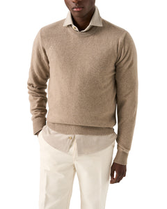 ETON - CASHMERE Knit Crew Neck Sweater In Beige 10001366734