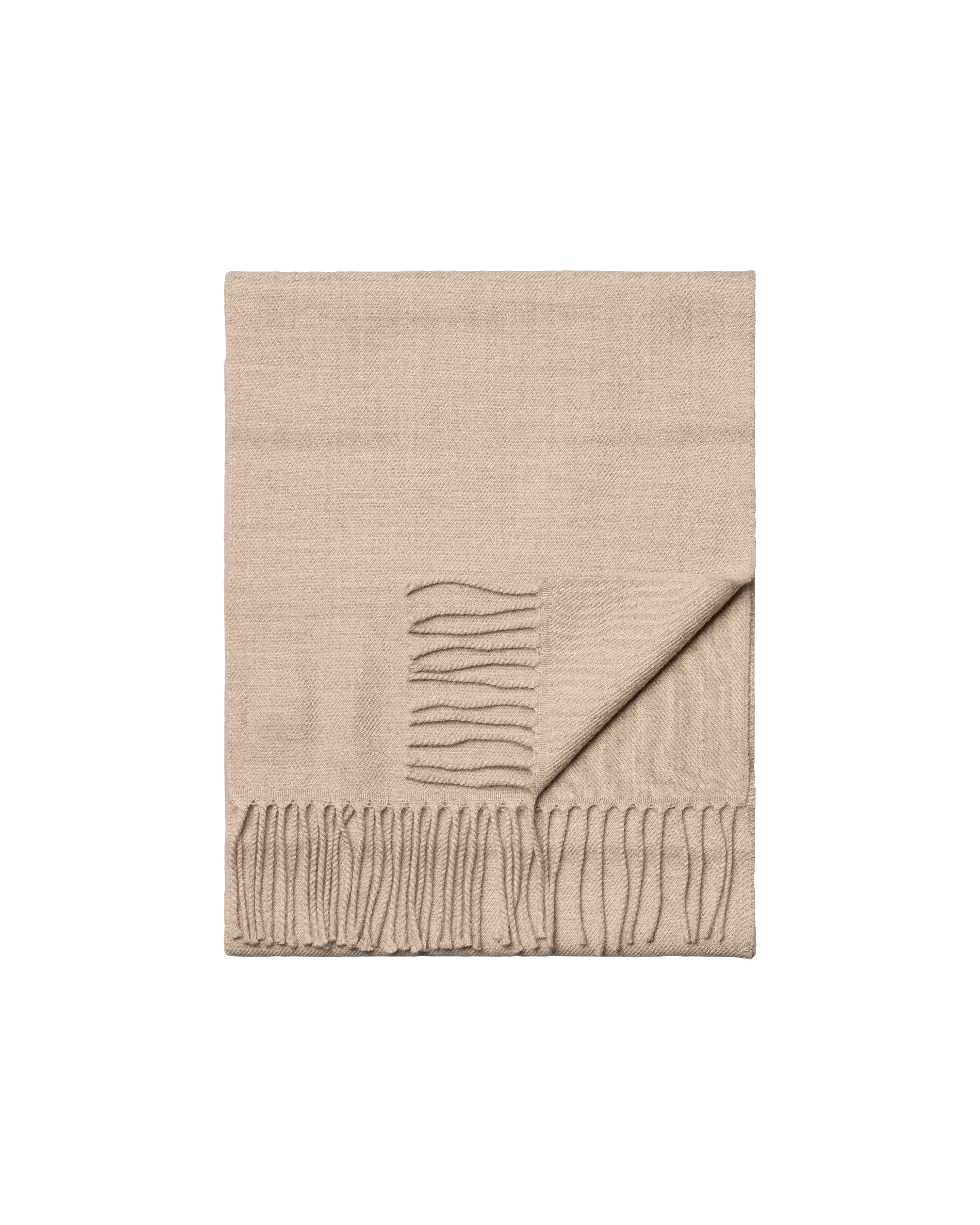 ETON - Twill Merino Wool Scarf in DBeige 10001385934