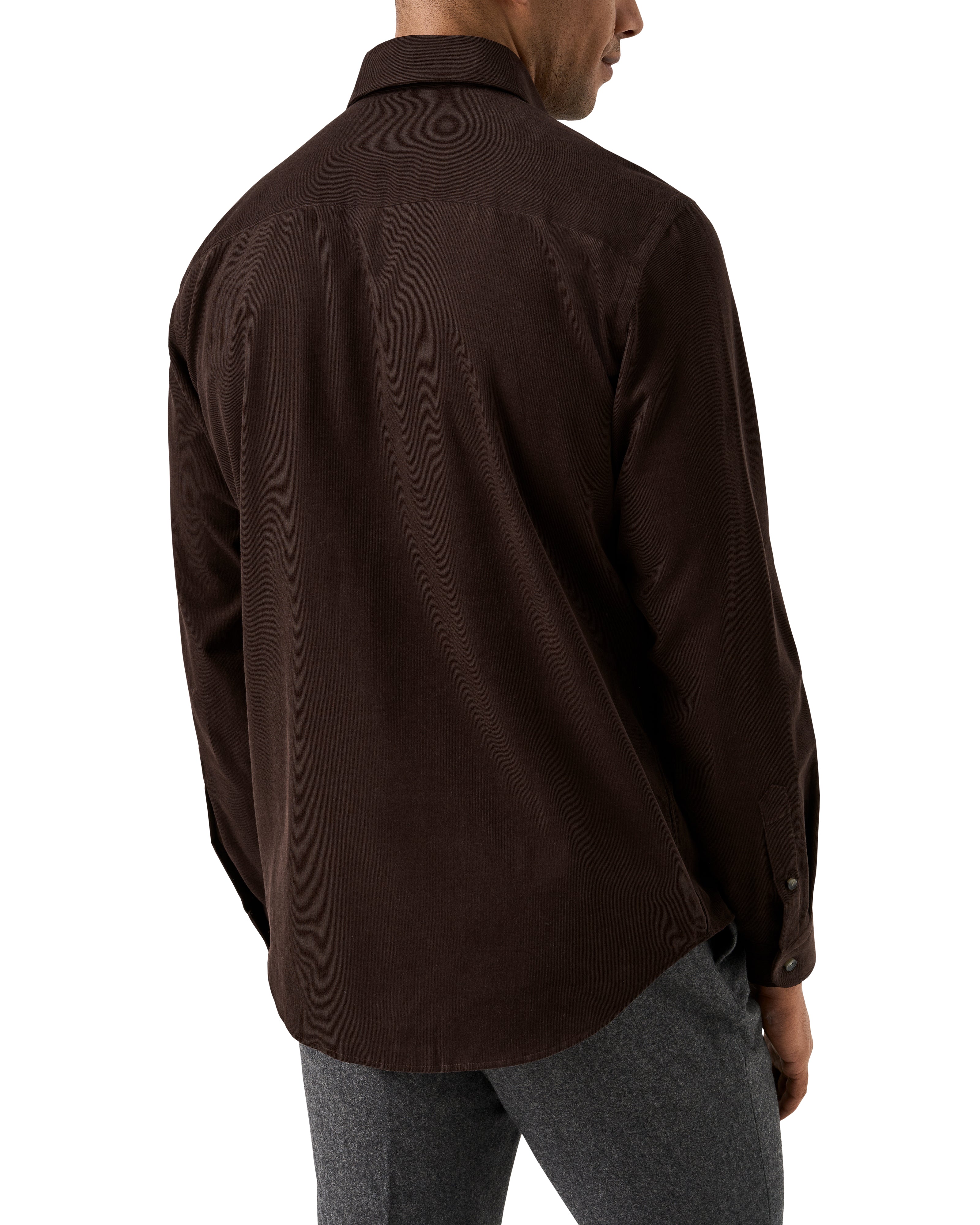 ETON - CASUAL FIT Corduroy Shirt In Brown 10001389038