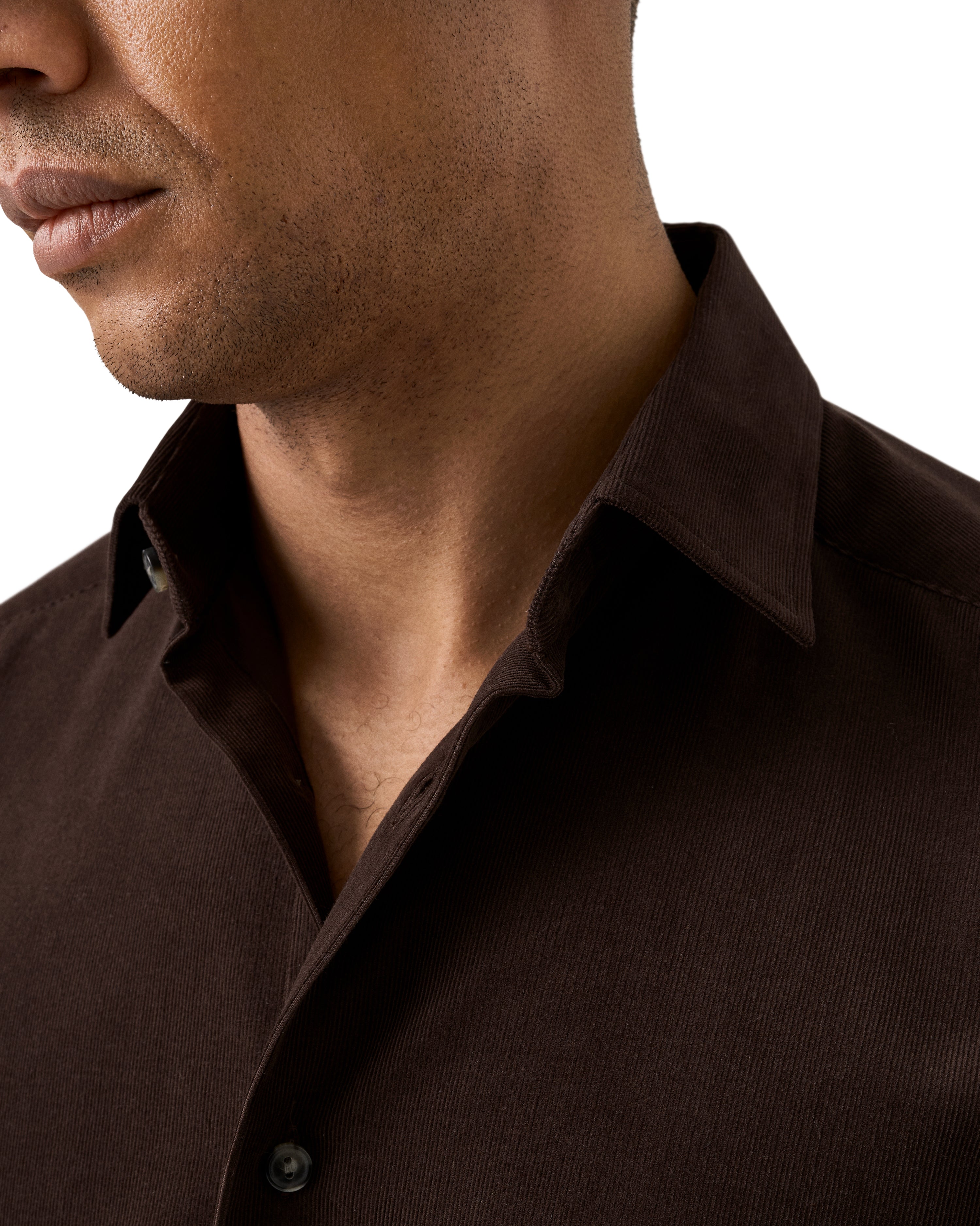 ETON - CASUAL FIT Corduroy Shirt In Brown 10001389038