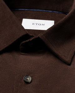 ETON - CASUAL FIT Corduroy Shirt In Brown 10001389038