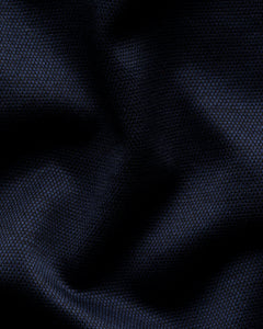 ETON - Filo Di Scorzia Jaquard Polo Shirt in Navy Blue 10001390729