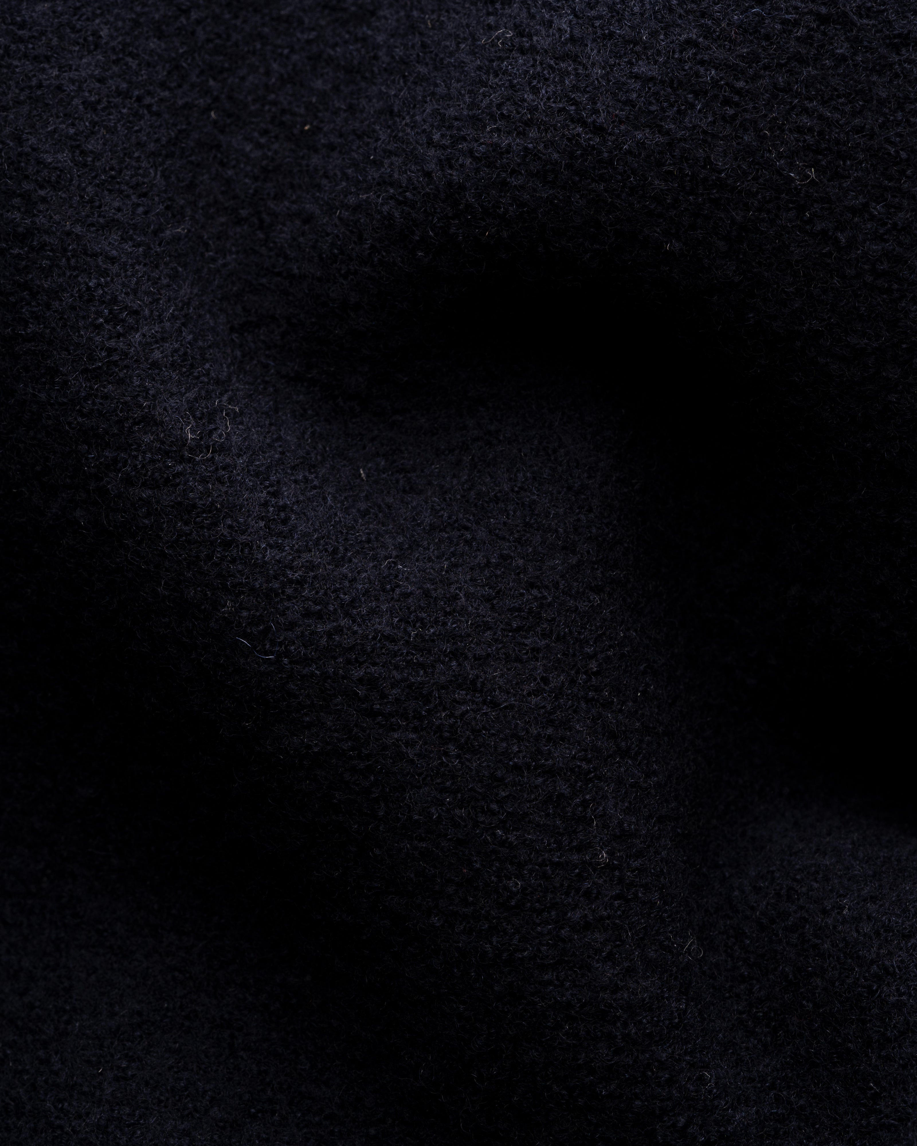 ETON - Boiled Wool Shirt Jacket In Navy Blue 10001406428