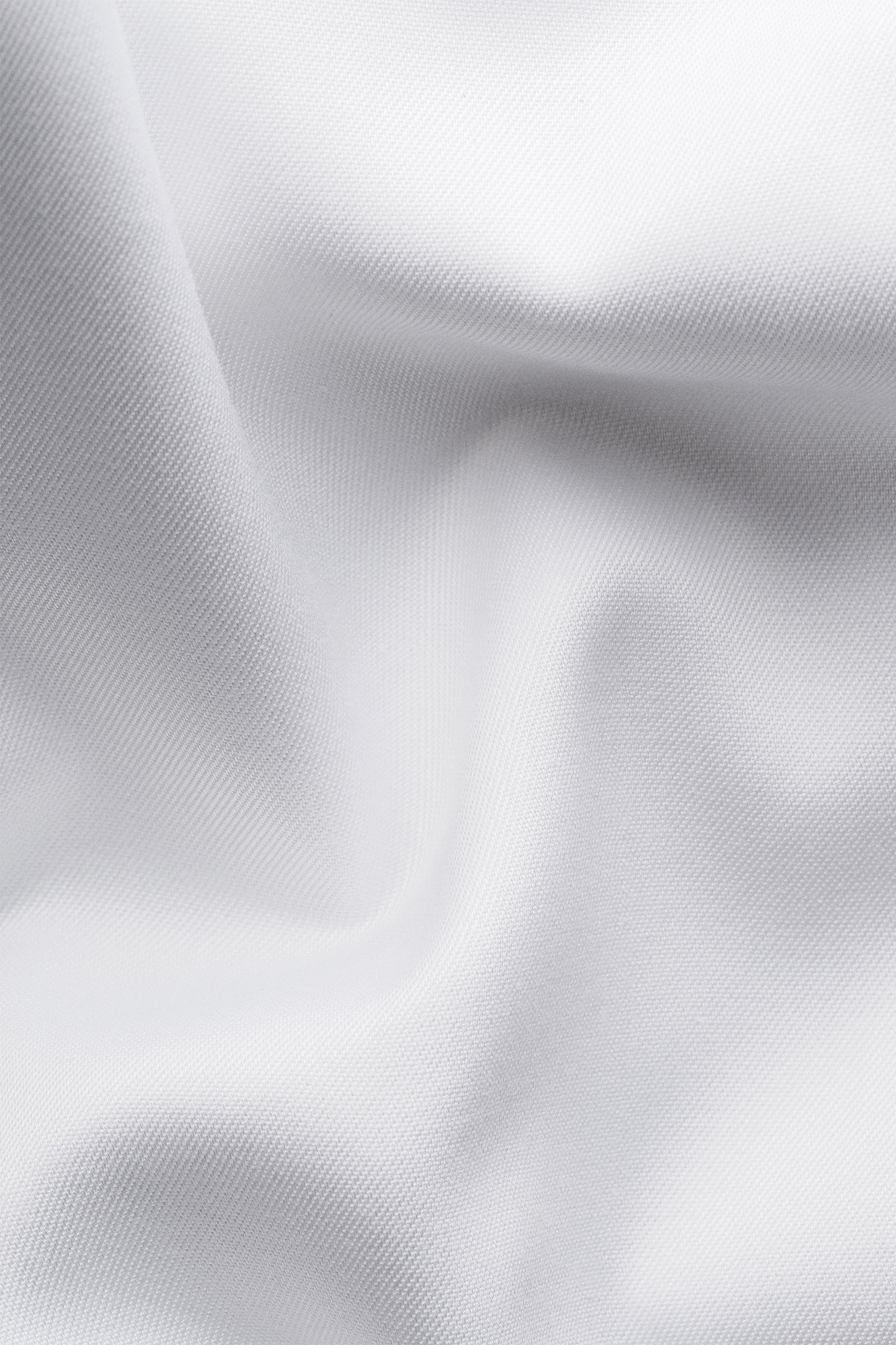 ETON - SLIM FIT White Signature Twill Shirt With Brown Details 10001336428