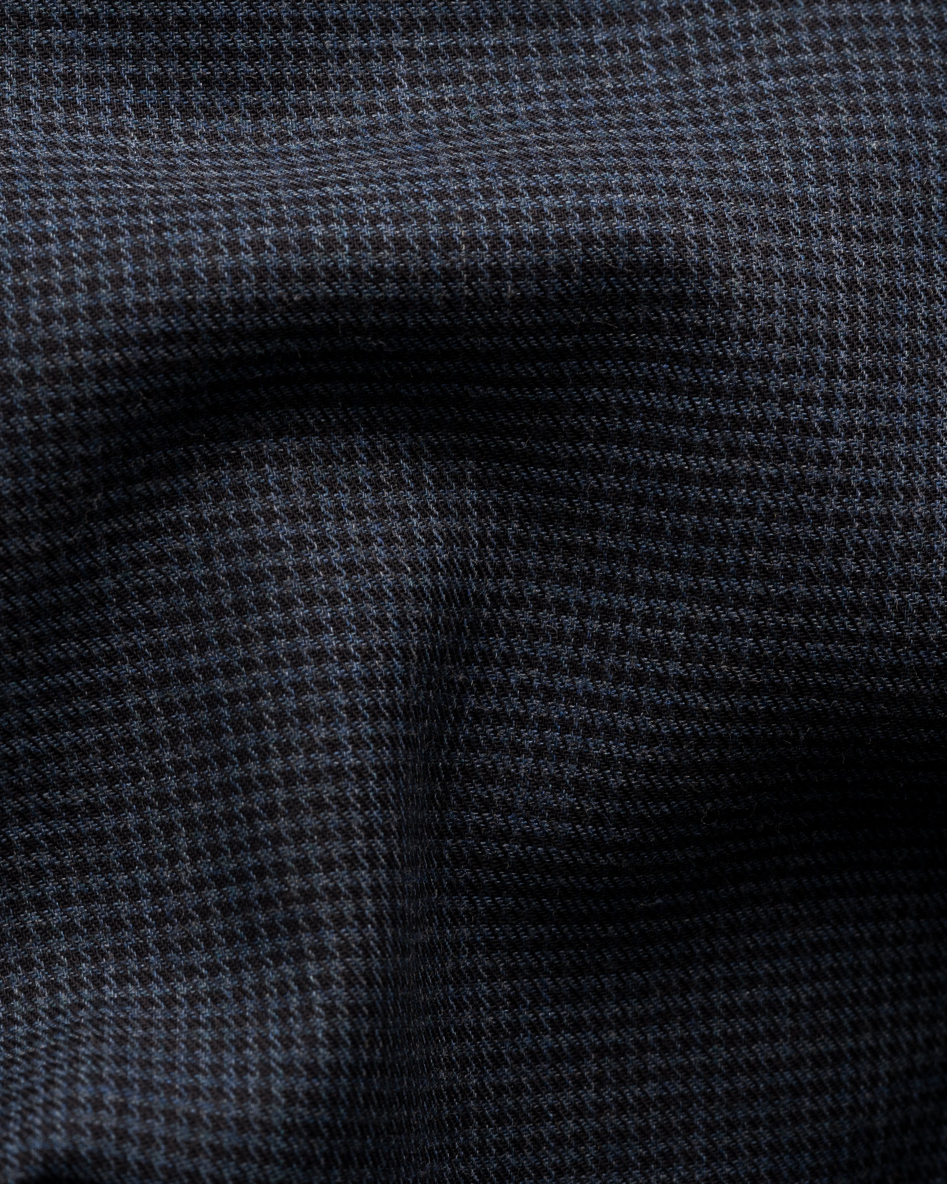 ETON - CONTEMPORARY FIT Dark Blue Micro Check Signature Flannel Shirt 10001450627