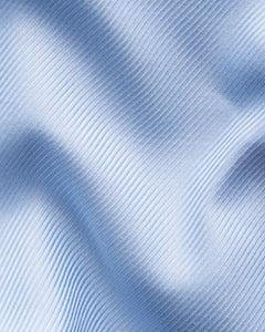 ETON - SLIM FIT Sky Blue Textured Twill Shirt With Fox and Hare Trim 10001454222