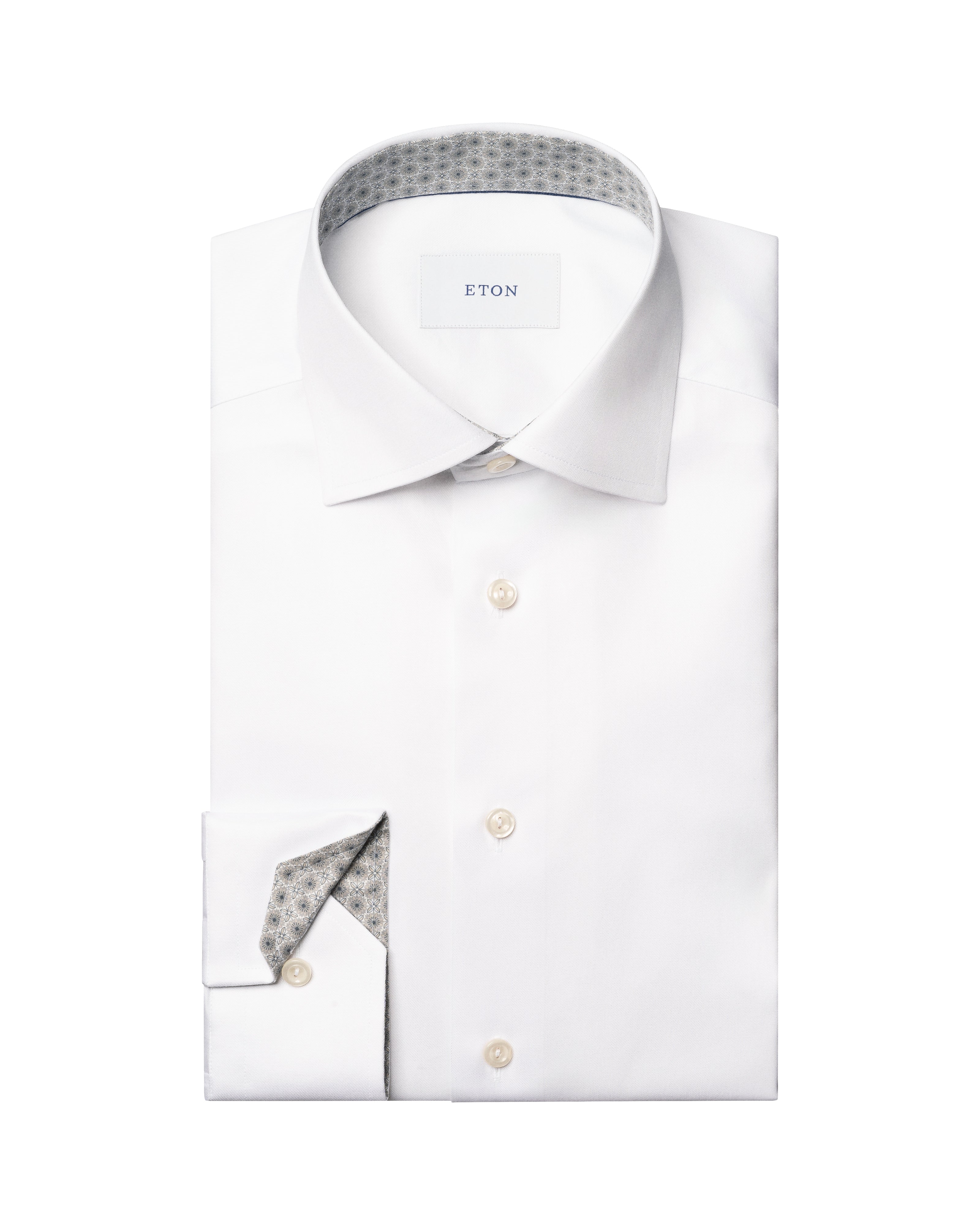 ETON - CONTEMPORARY FIT White Solid Signature Twill Shirt 10001454700