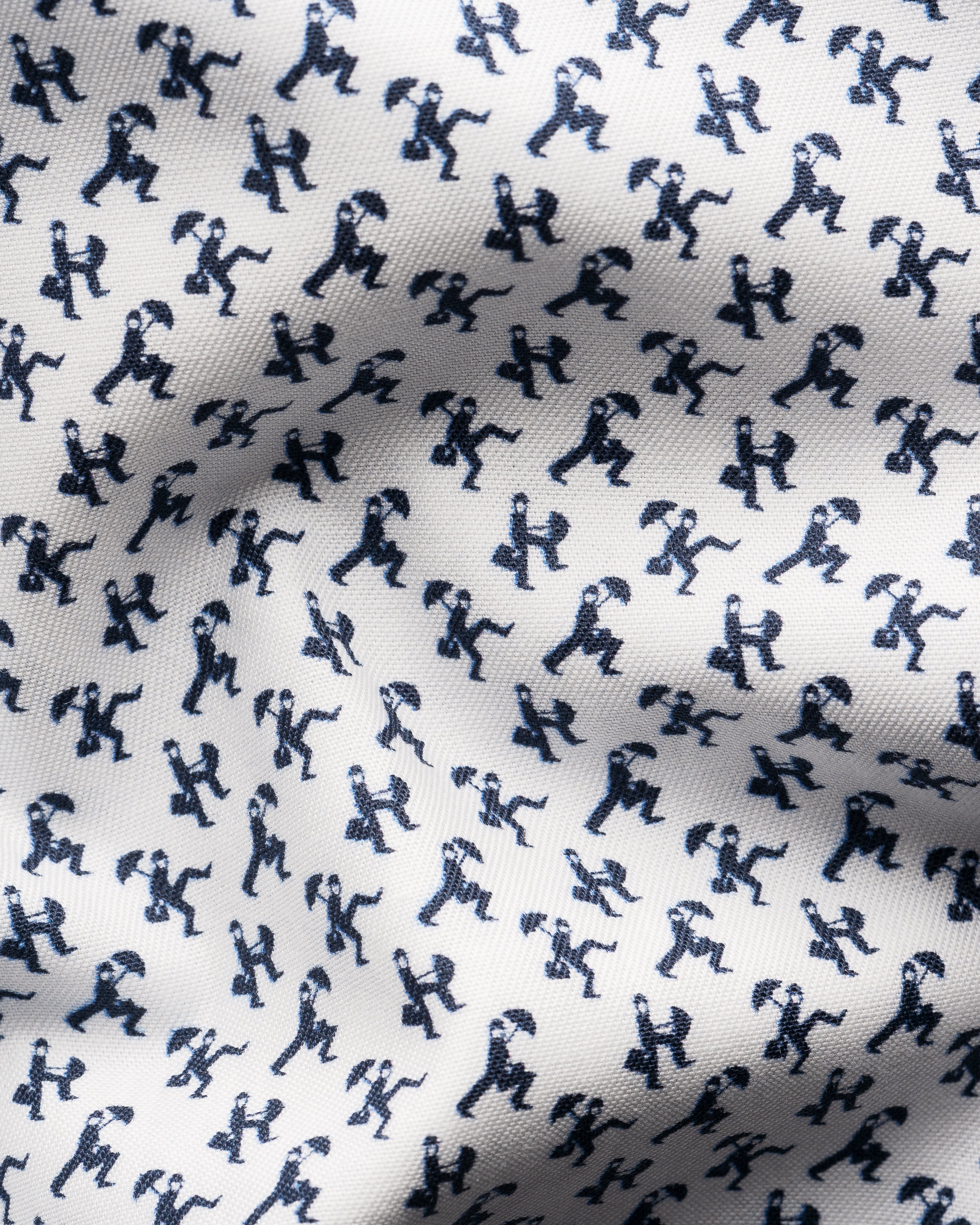 ETON - CONTEMPORARY FIT Umbrella Print Signature Twill Shirt 10001456225