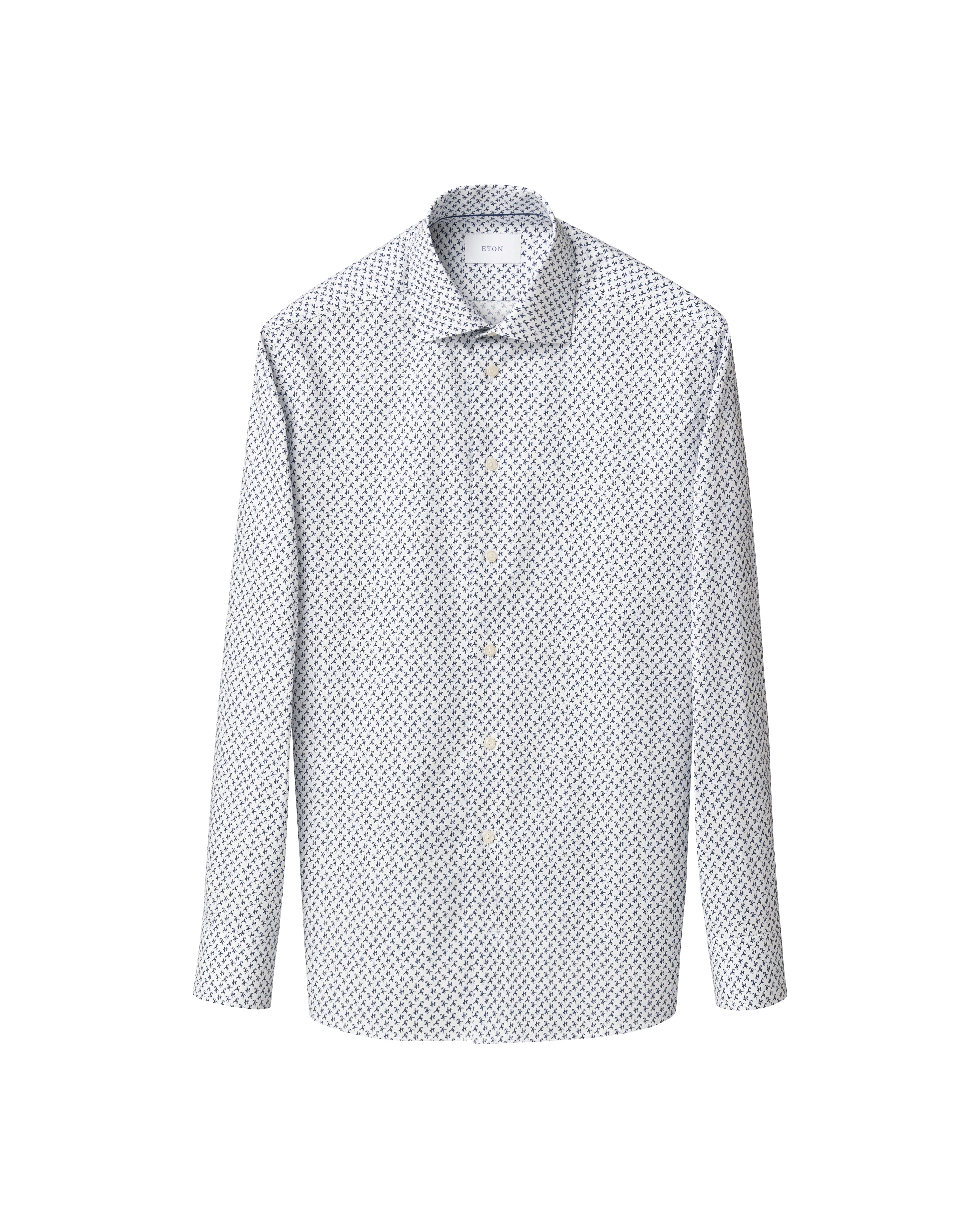ETON - CONTEMPORARY FIT Umbrella Print Signature Twill Shirt 10001456225
