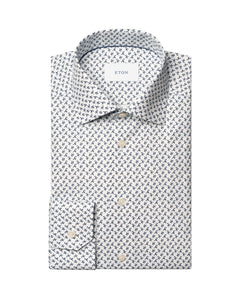 ETON - CONTEMPORARY FIT Umbrella Print Signature Twill Shirt 10001456225