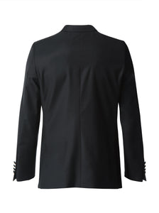 CAVALIERE - ROYAL Black Slim Fit Tux Jacket With Peak Lapel 1171029-99