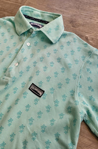 VILEBREQUIN - Aqua STAMP Cotton Pique SLIM FITTING Polo Shirt VBMSW0055-803