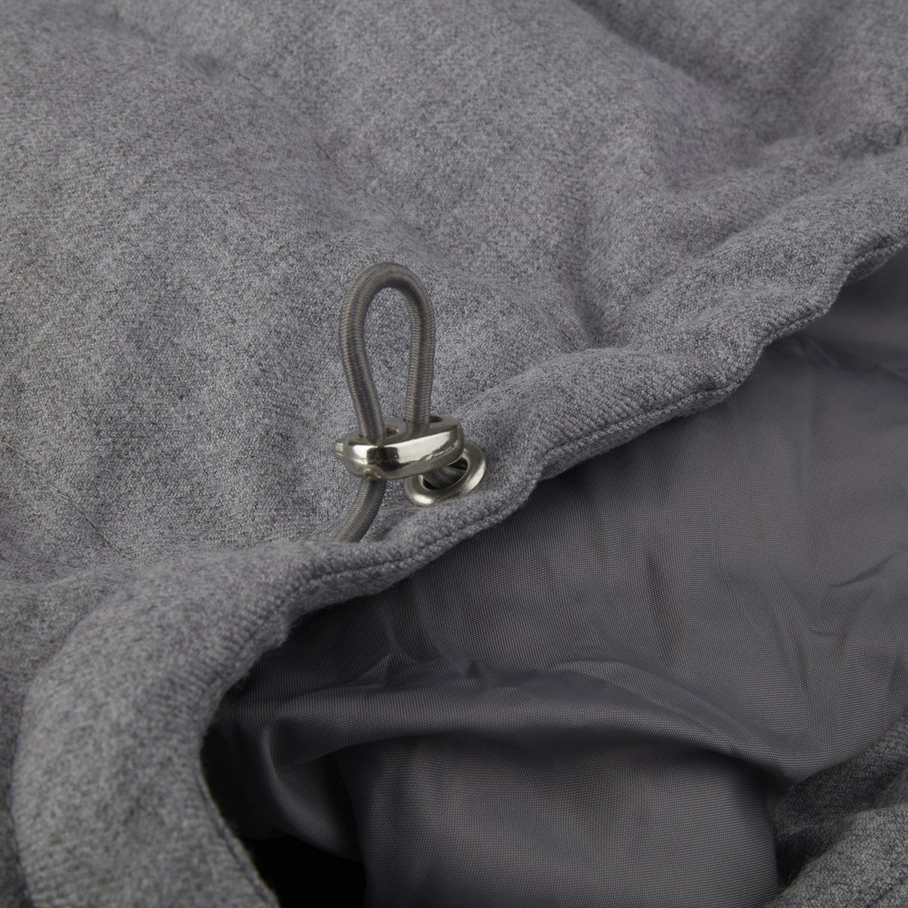 STENSTROMS - Grey Flannel Hooded Vest 4300251998320
