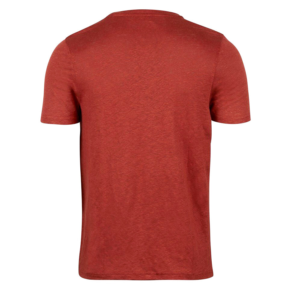 STENSTROMS - Red Linen T-shirt 4400382462570