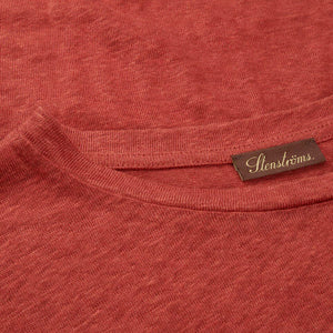 STENSTROMS - Red Linen T-shirt 4400382462570