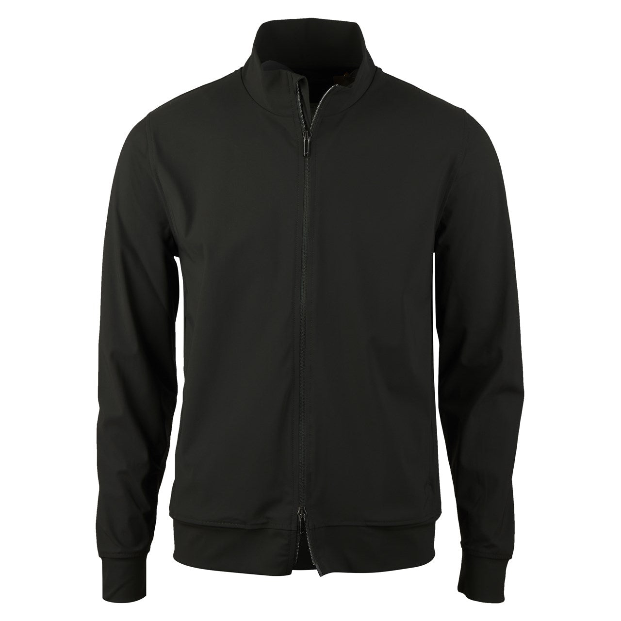 STENSTROMS - Dark Green Full-Zip Leisure Jacket in 4 Way Stretch Fabric