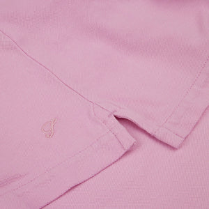 STENSTROMS - Pink Contrast Trim Polo Shirt 4400952468510
