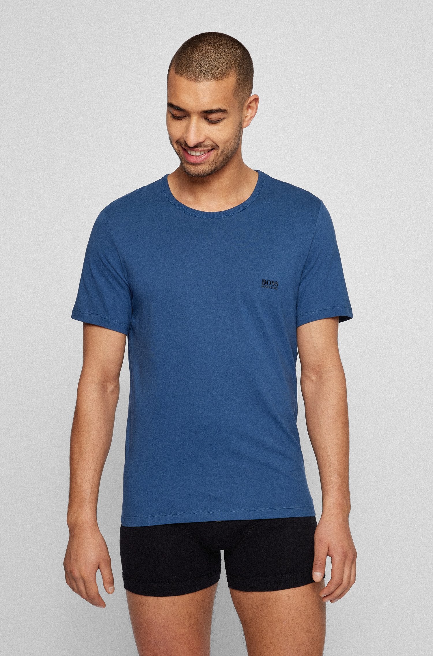 BOSS - 3-Pack Of Boxed Regular-Fit Cotton T-Shirts in Seasonal Colours 50325887 974