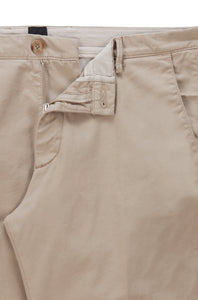 HUGO BOSS -  RICE3-D Beige Slim-fit Chinos in Stretch Cotton 50325936 294