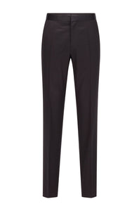HUGO BOSS - LEDAN_CYL Black Dress Suit Regular Fit Trouser In Virgin Wool 50379911 001