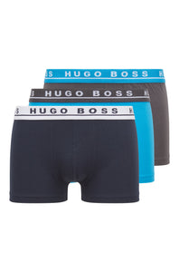 BOSS - 3-Pack Of Stretch-Cotton Trunks With Logo Waistbands 50458488 977