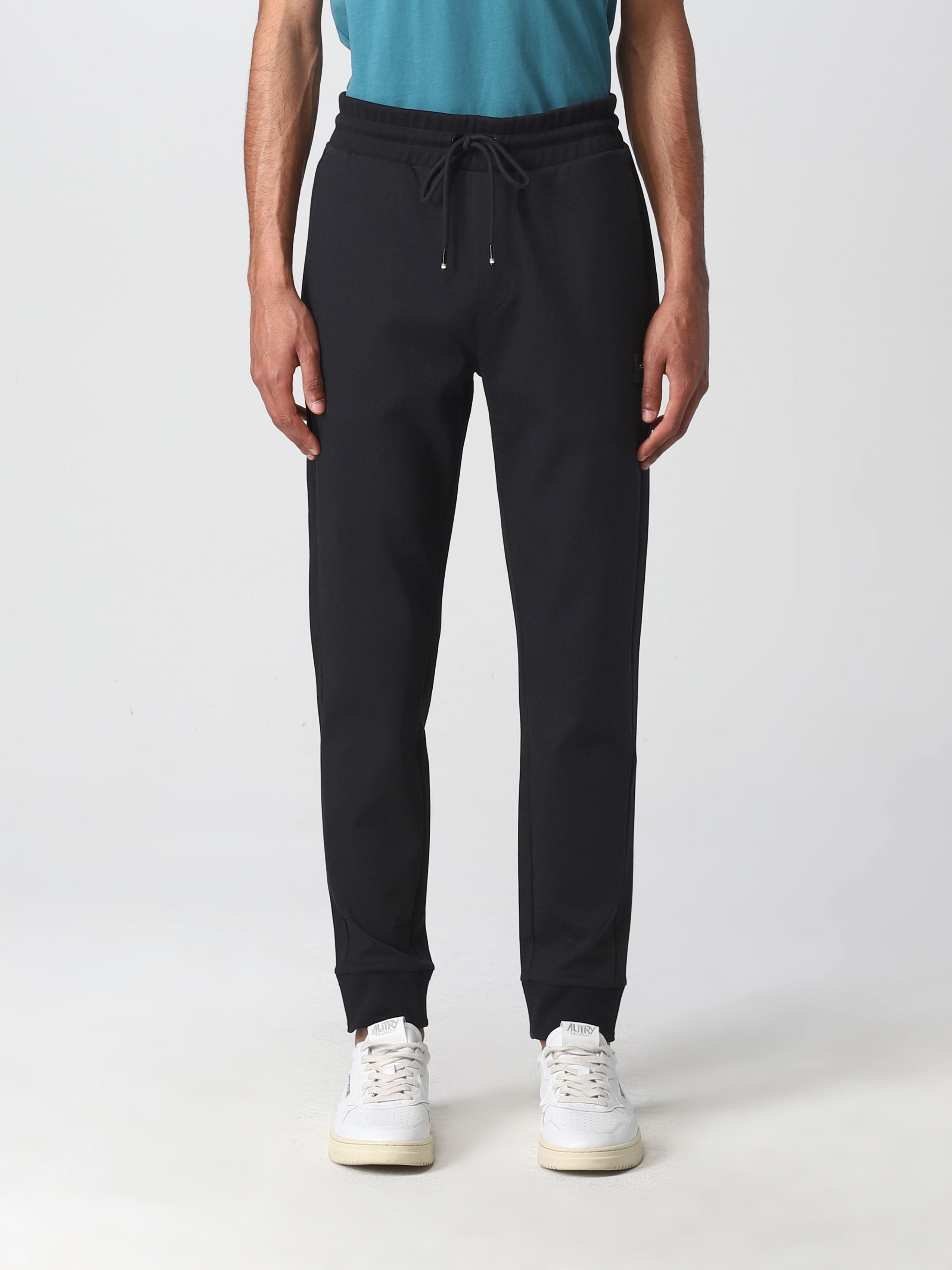 BOSS - LAMONT 82 Dark Blue Jogging Bottoms With BOSS Tab Detail 50467130 404