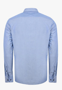 BOSS - C-HAL-BD Medium Blue Casual Fit Cotton Shirt 50478847 427