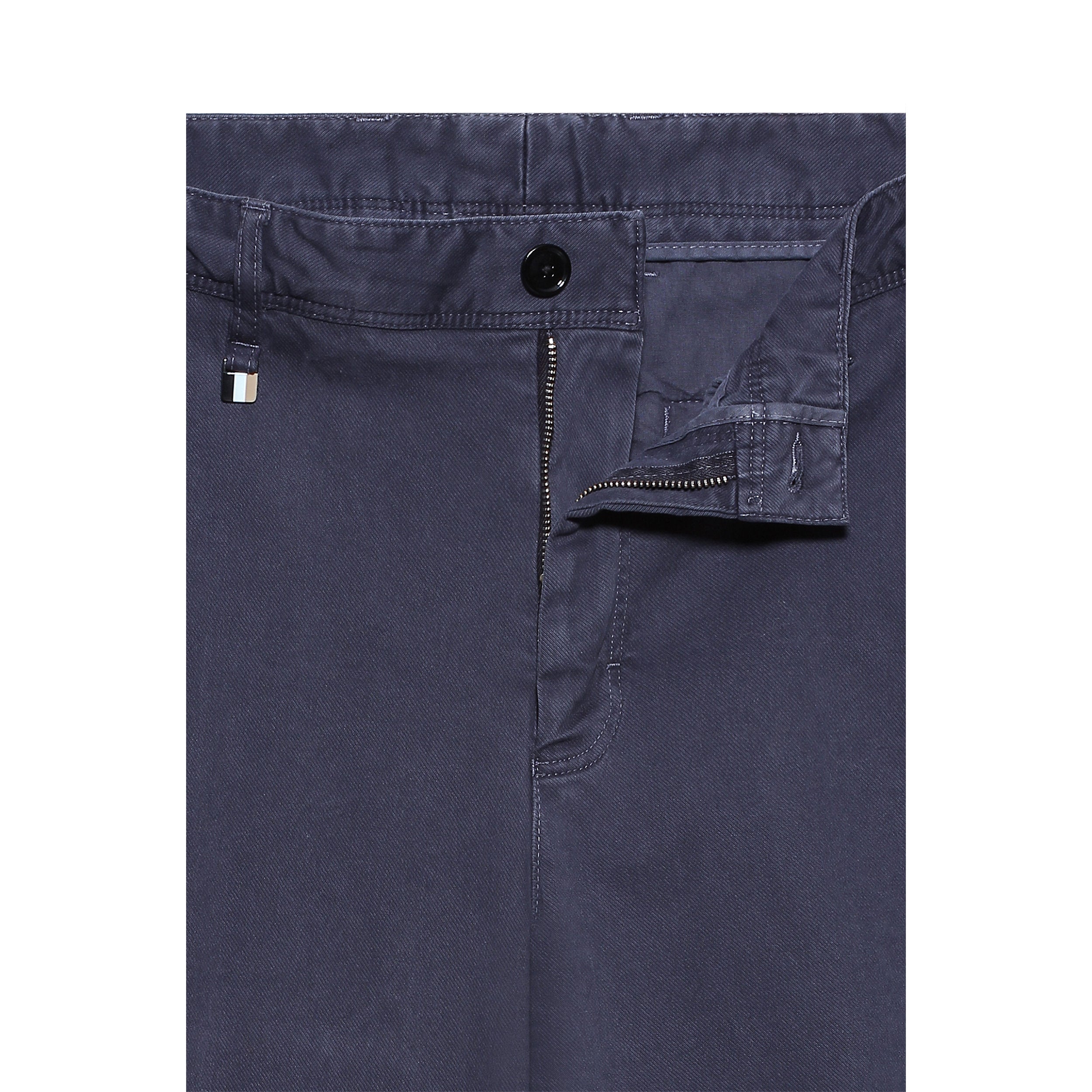BOSS - C-PERIN-D-224F Blue Tapered Leg Chinos in Stretch Cotton 50479365 404