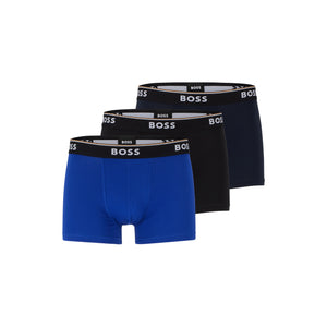 BOSS - 3-Pack Of Stretch Cotton Trunks With Logo Waistbands 50489612 978