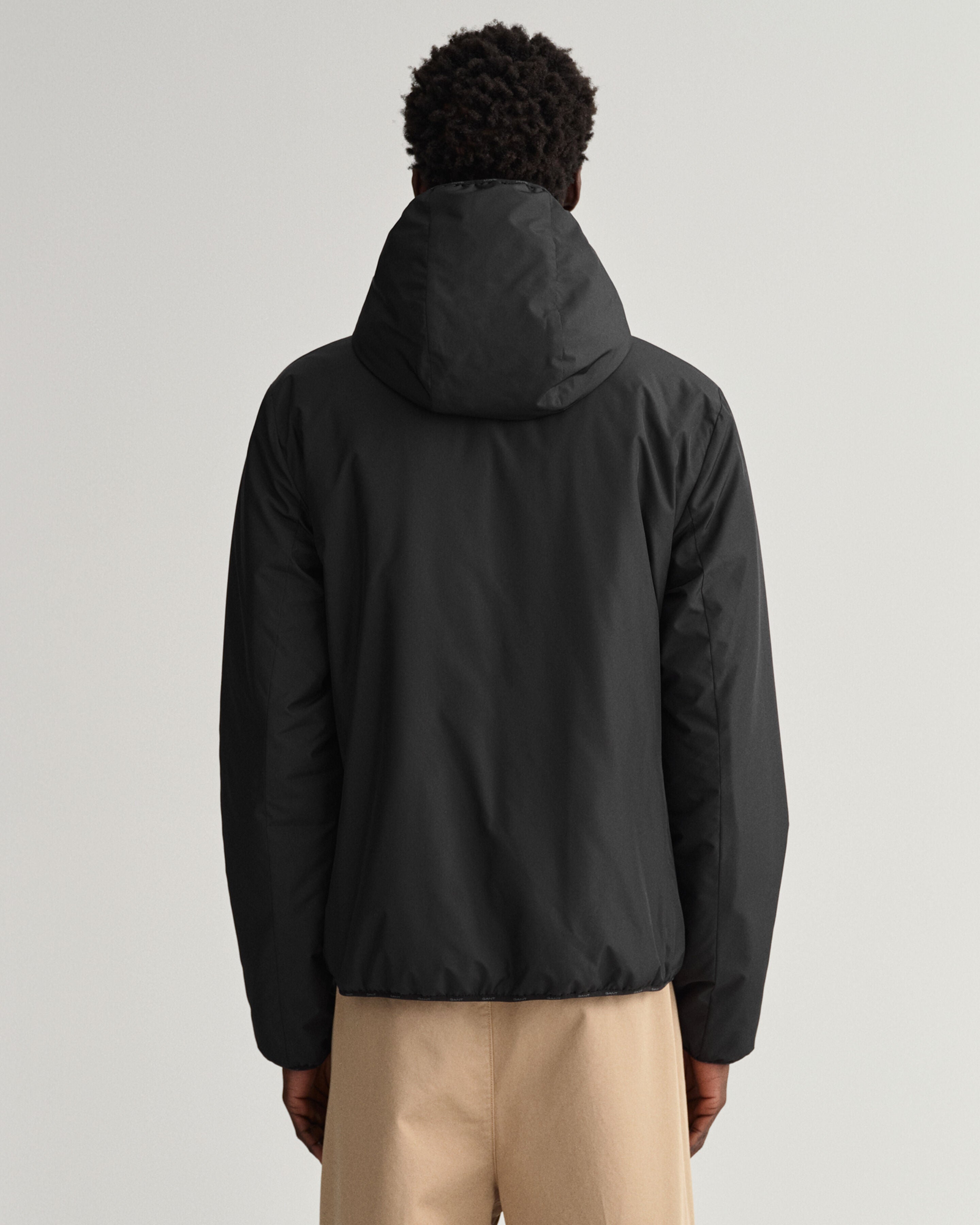 GANT - Reversible Hooded Jacket in Ebony Black 7006242 19