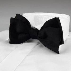 STENSTROMS - White Slimline Evening Shirt In Superior Twill 7267711467000
