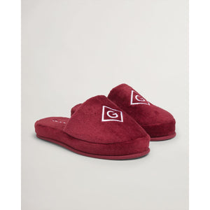 GANT - Caberet Red Iconic Diamond G Slippers 856005213 604