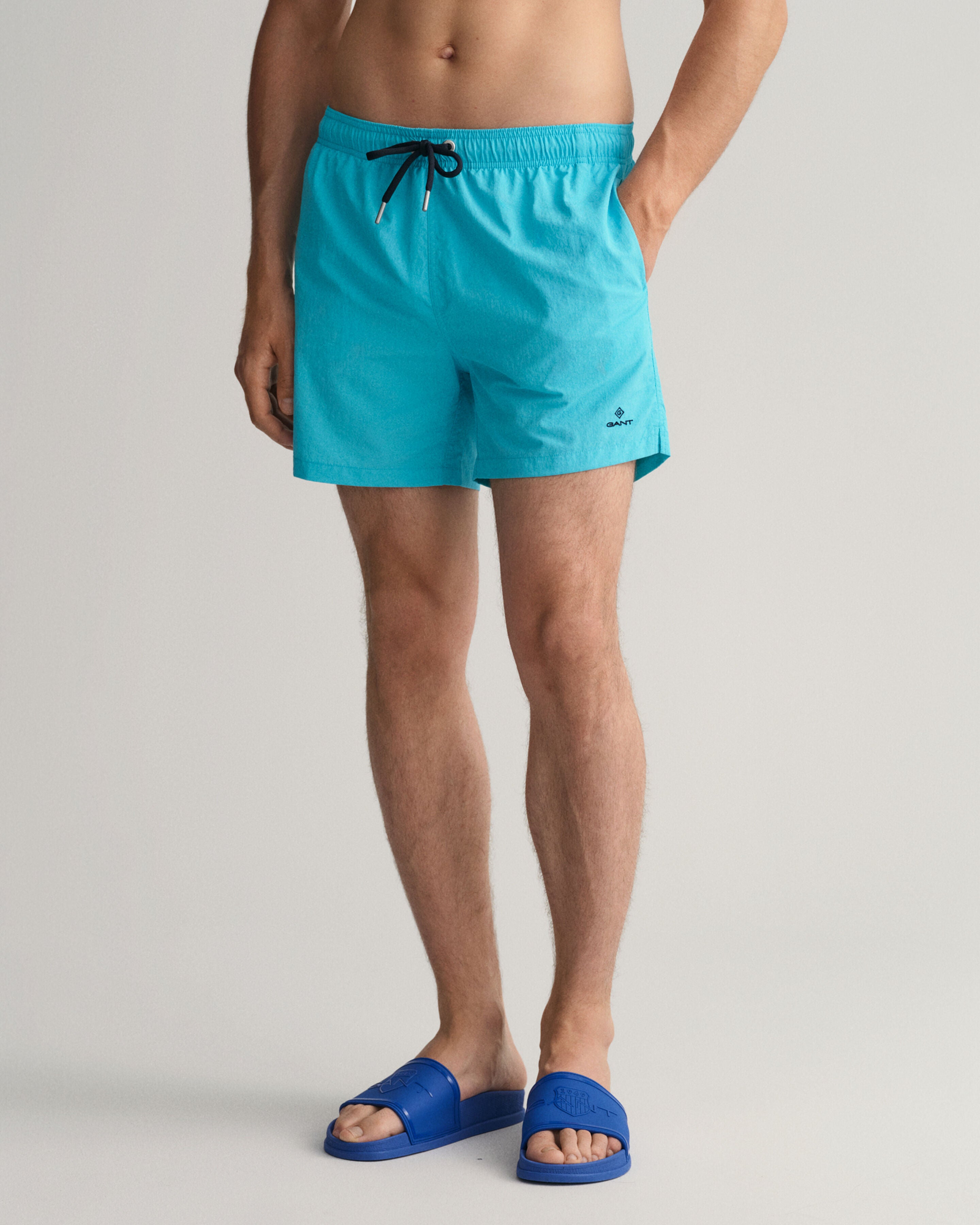 GANT - Classic Fit Swim Shorts in Light Aqua 922016001 456