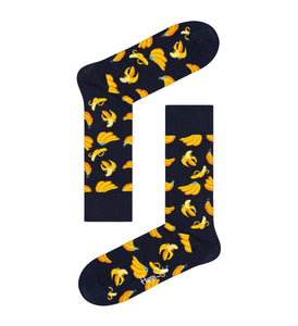 HAPPY SOCKS - BANANA Socks in Navy BAN01-6550