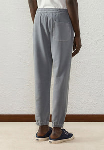 CIRCOLO 1901 - Garment-dyed fleece Sweatpants in Gorgona Grey CN3406